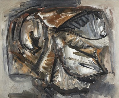 Antonio Saura, Autorretrato, 1966